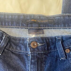 Levi's Women's Mid Rise Skinny Jeans - Dark Blue